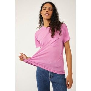 FREE PEOPLE WE THE FREE VELLA TEE (PLUM PINK)